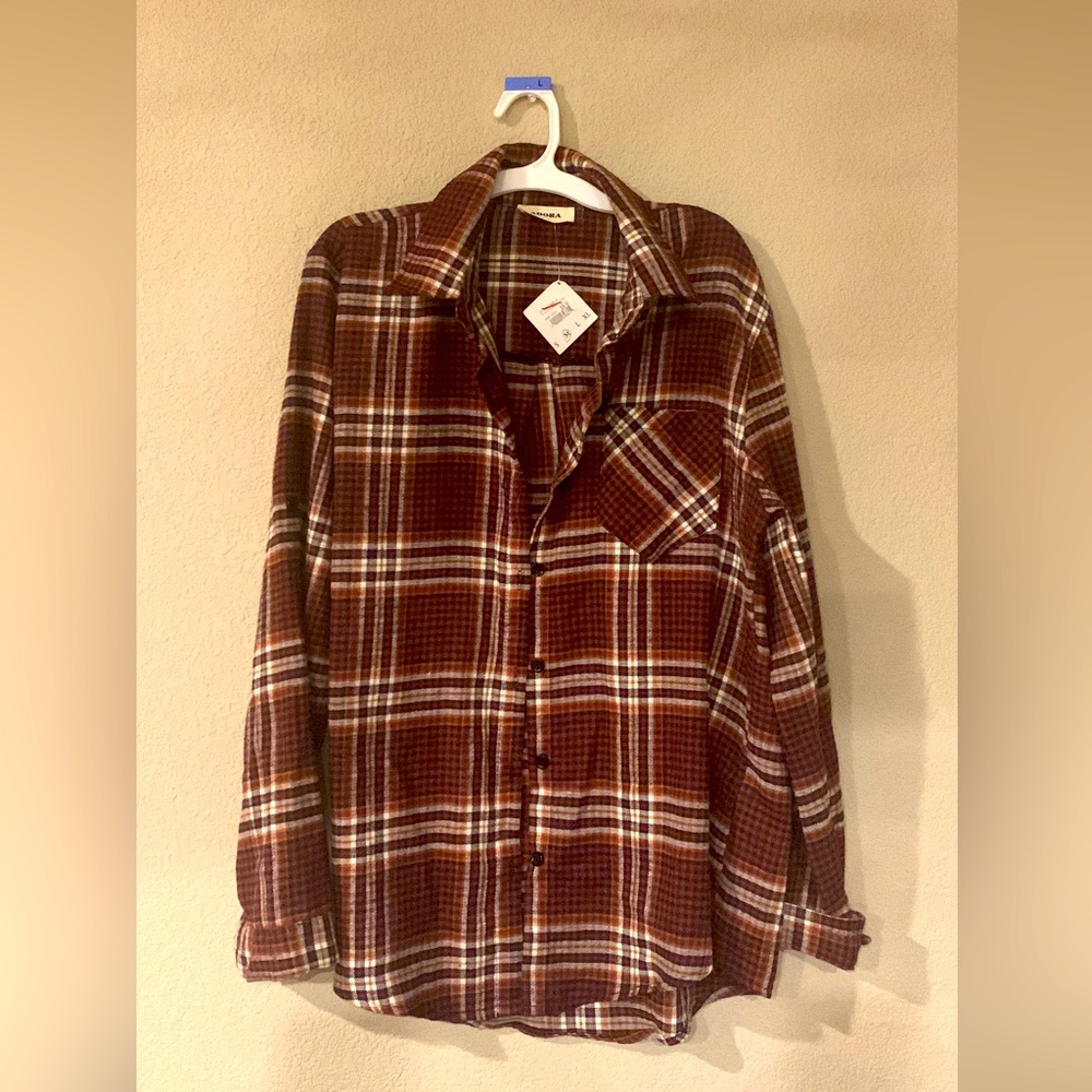 Plaid top